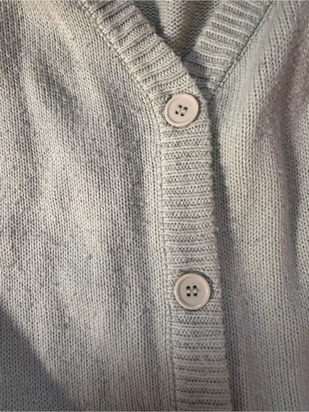 Keroppi Embriodered Button-Front Cardigan Sweater - Light Green - Picture 8 of 10